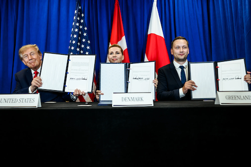 Greenland deal signing Greenland deal signing