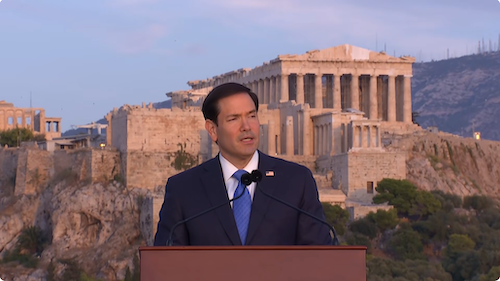 Sec. of State Marco Rubio in Greece Sec. of State Marco Rubio in Greece