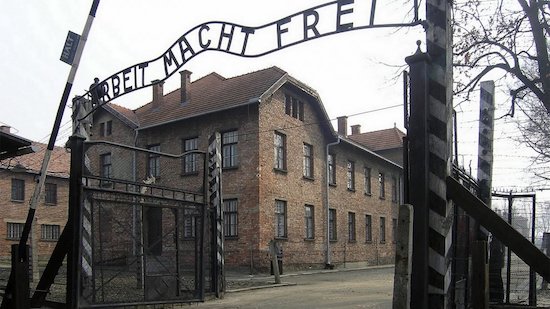 Auschwitz entrance