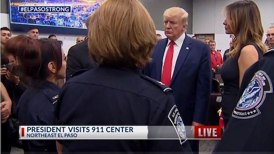 Pres. and Mrs. Trump in El Paso