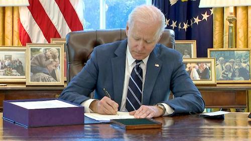 Pres. Biden signs Covid relief bill